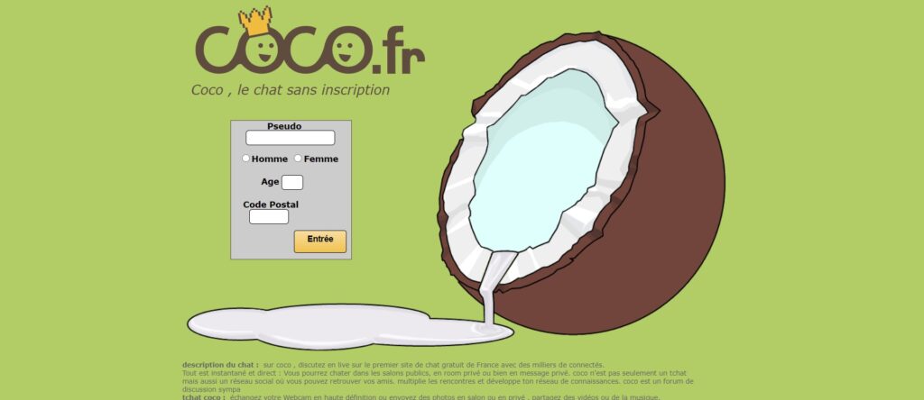 Chat coco gratuit sans inscription | LoovChat