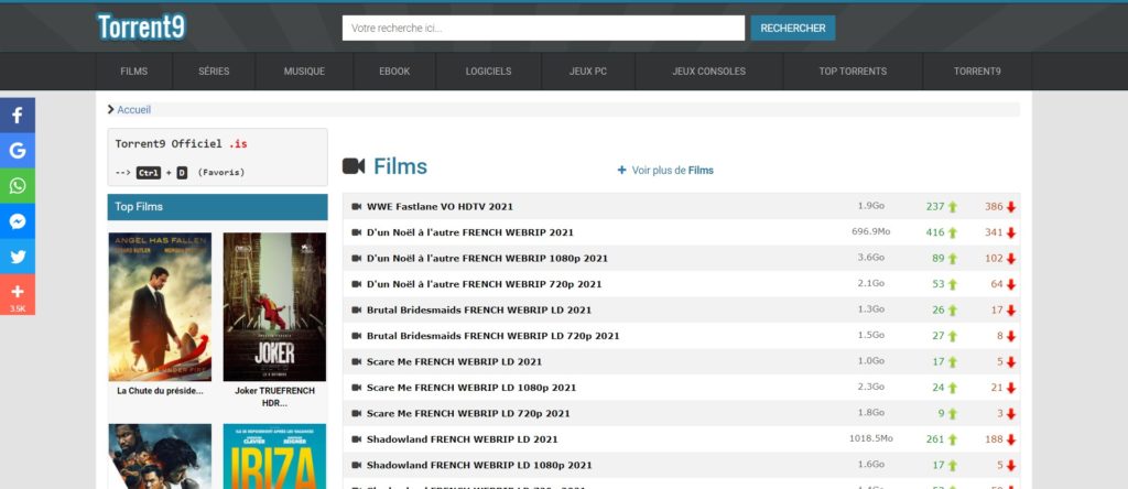 Torrent9 ano ito Bagong tirahan