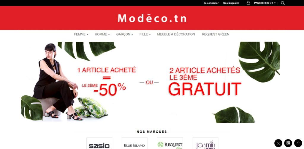 सर्वश्रेष्ठ कपडा र फेशन अनलाइन बिक्री साइटहरु: Modéco