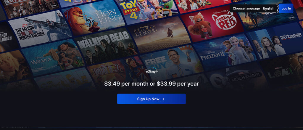 Najbolje plaćene web lokacije za streaming - Disney Plus