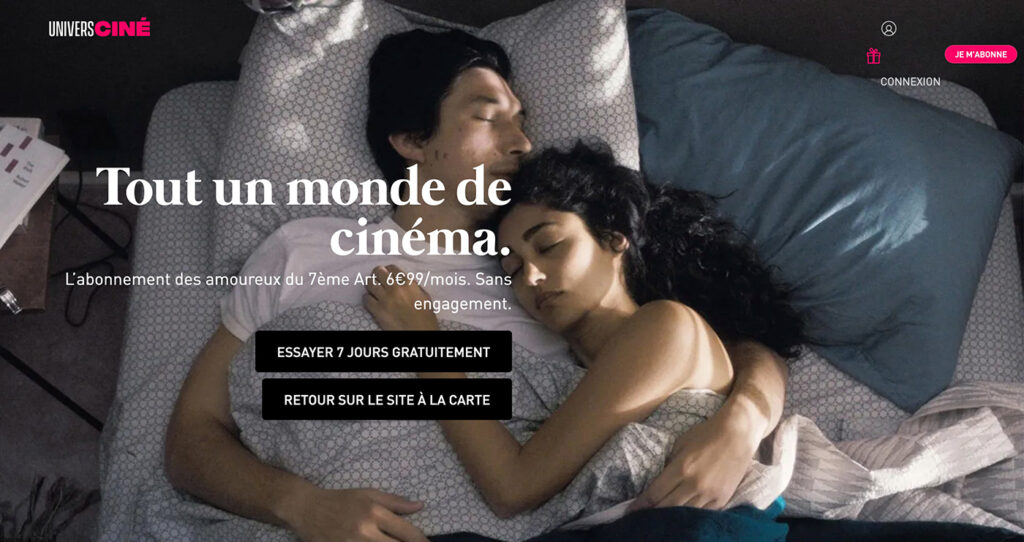 meilleures sites de streaming payants - UniversCiné - Le meilleur du ciné indé en VOD