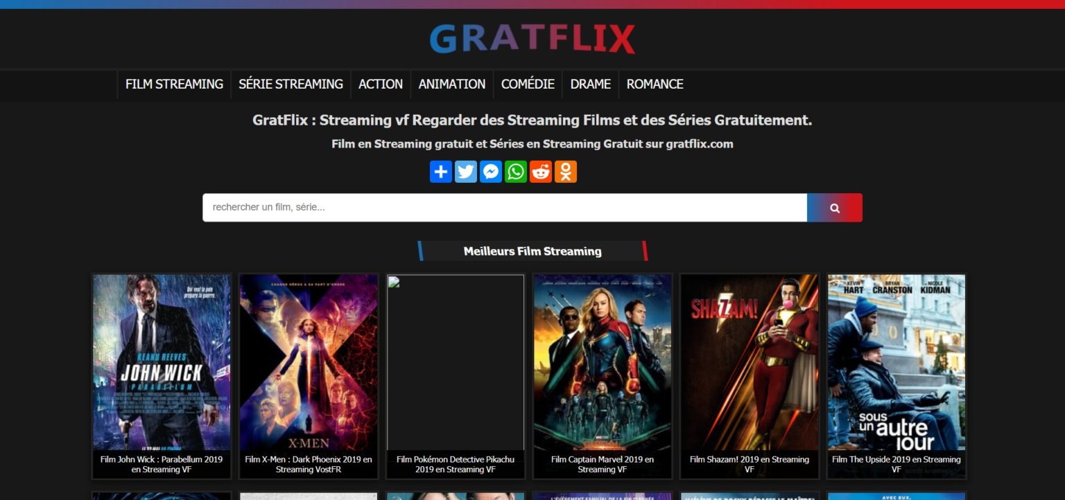 Film Et Série En Streaming Vf Gratflix : Regarder des Films et Séries en Streaming Gratuit VF