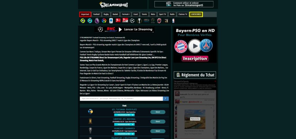 STREAMONSPORT - Socodka kubada cagta oo si toos ah u soconaya Gratuit HD socodka socodka Cagaha