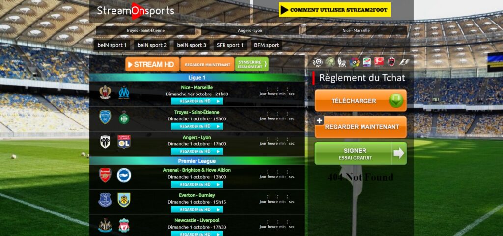 Bekas laman web streamonsports - penstriman sukan percuma