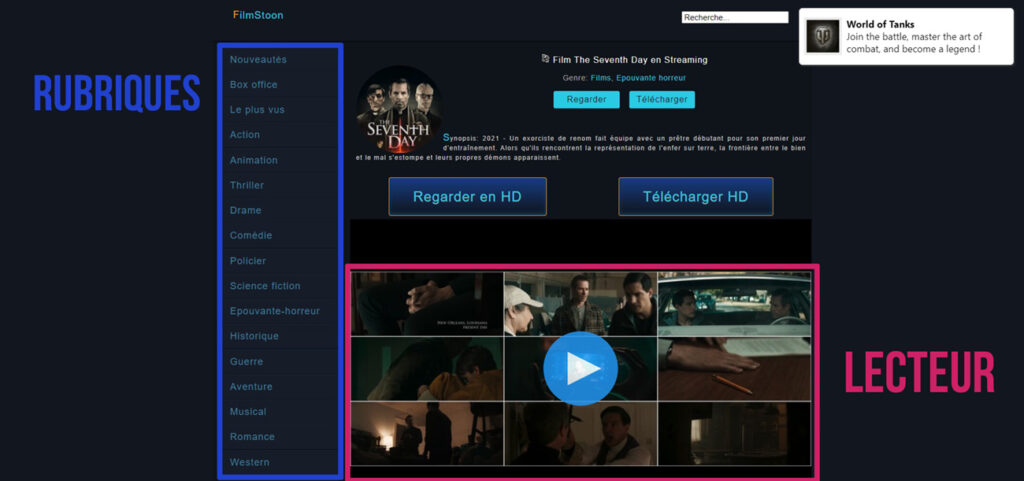 How to watch a movie on Filmstoon.biz