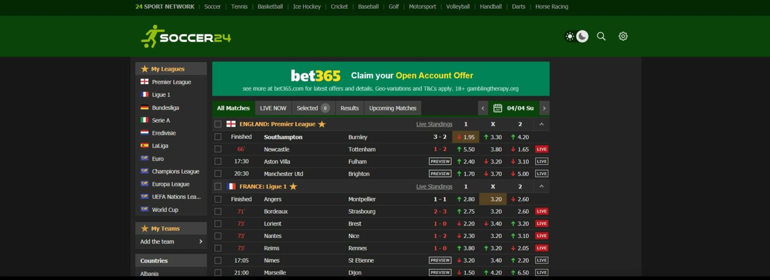 Top Best live score sites to follow results (2021 edition) Reviews
