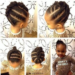 coiffure fillette tresse africaine à essayer !