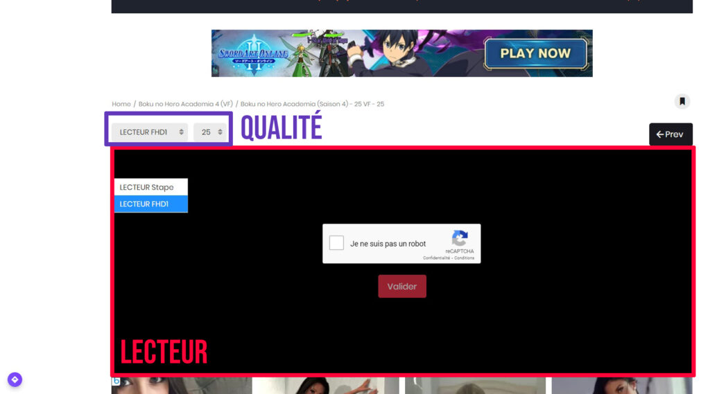 Quam ad vigilate in HD et FHD anime streaming - diuersae qualitatis reperiuntur players