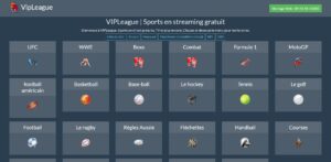 VIPLeague Sport - Sports en streaming gratuit