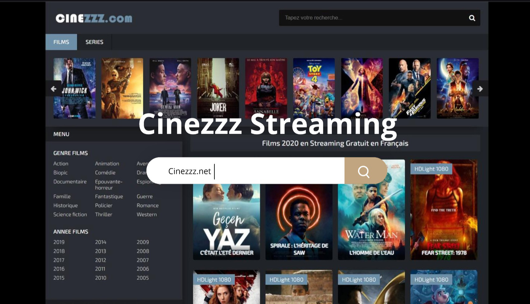 Cinezzz: The Free Streaming site changes address
