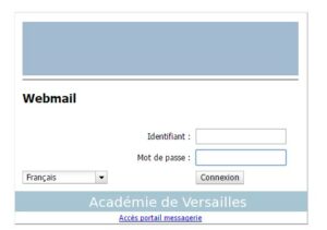 calendrier Webmail Versailles via webmail