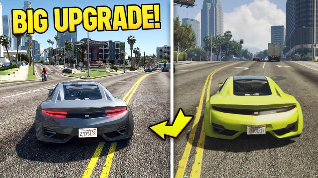 Comparatif GTA 5 vs GTA New-gen