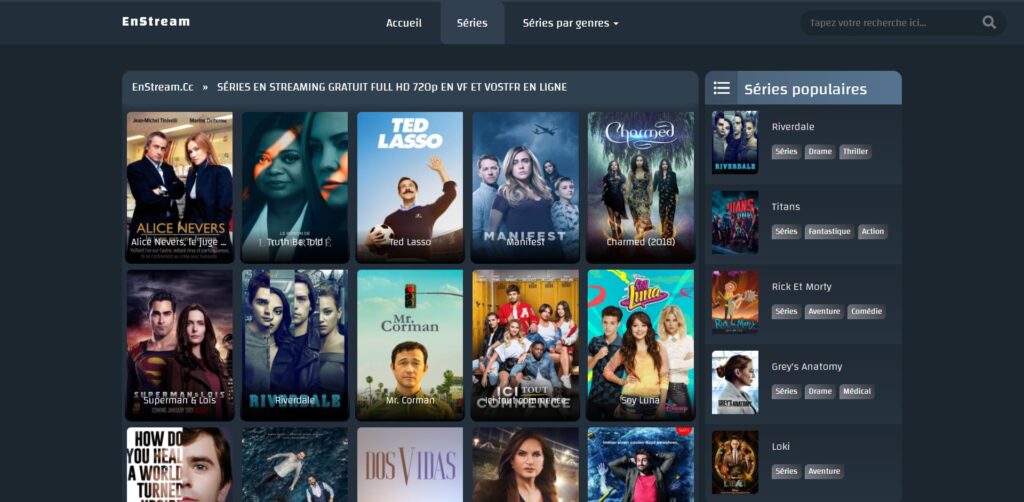Enstream.cc - Meilleure Streaming Série en ligne gratuit, vf et vostfr