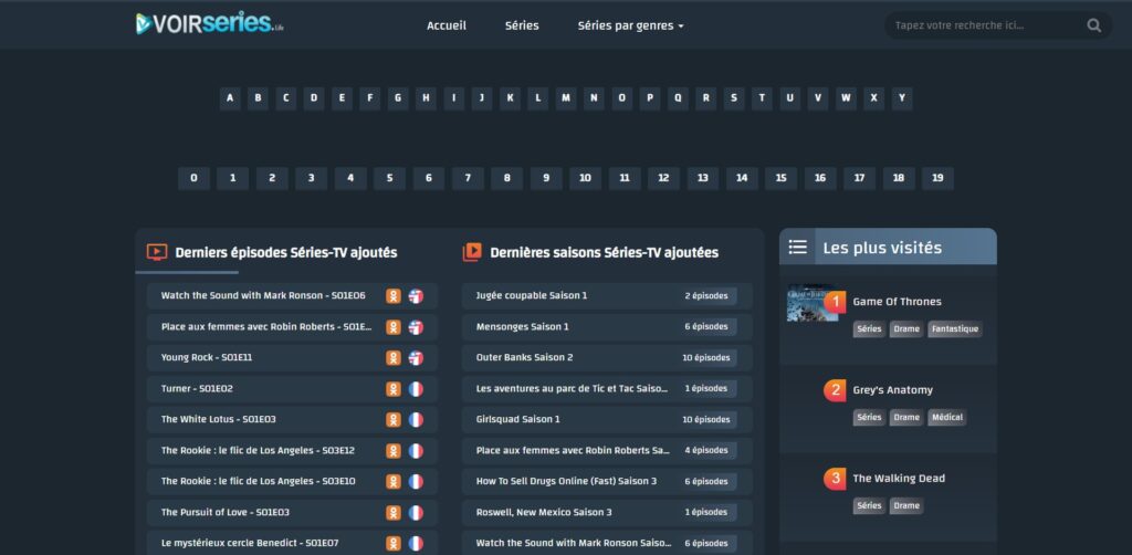 Voirséries - voirseries Voir des séries gratuitement en streaming, en VF et VOSTF