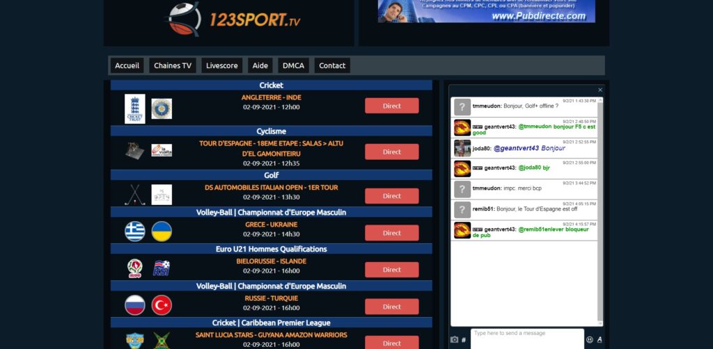 123sport.tv - 免费在线观看足球