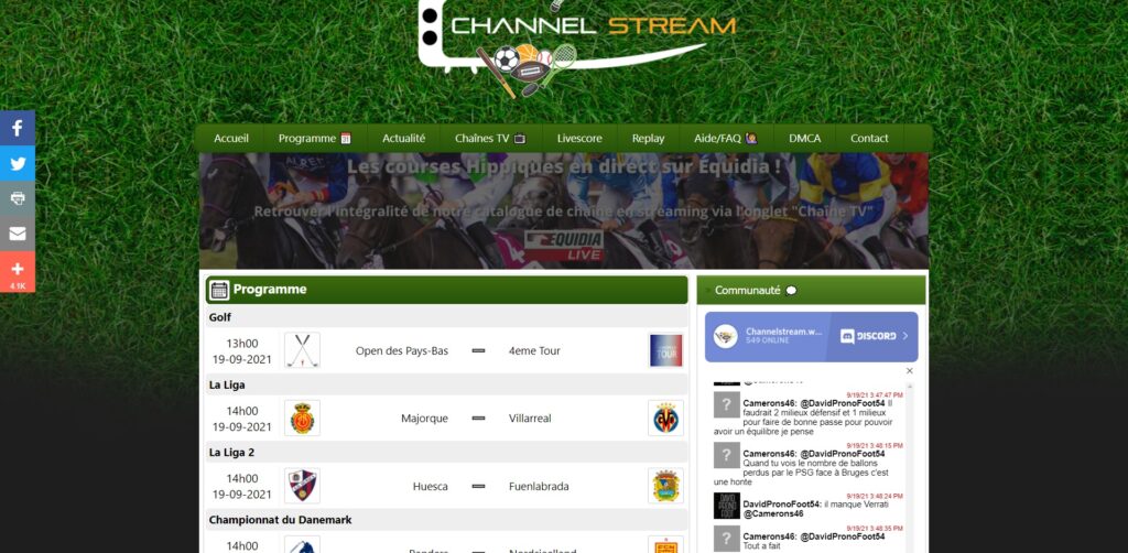 Channelstream - penyani Ligue 1 pompano kwaulere