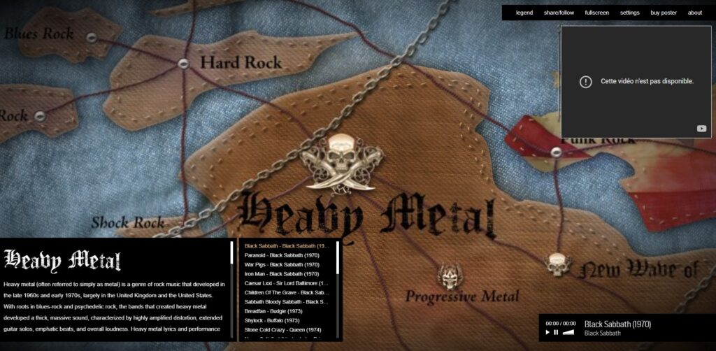 Map Of Metal - L'histoire du métal