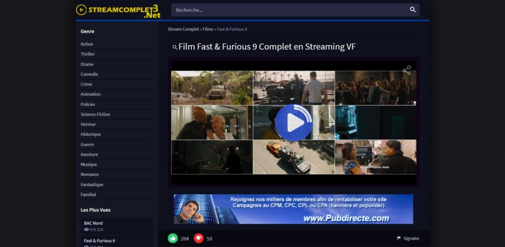 Nuwe adres StreamComplet - film voltooi en streaming VF