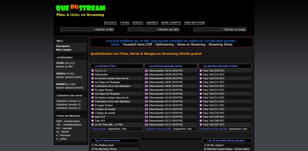 QueduStream - Online Filmer & Fernseh Streaming