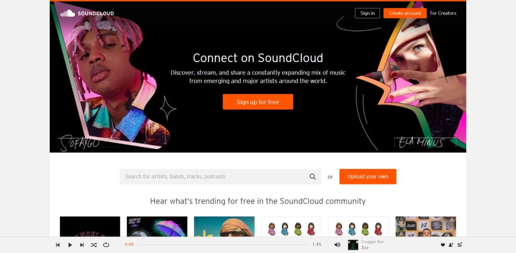 SoundCloud - 免费的在线音乐替代品