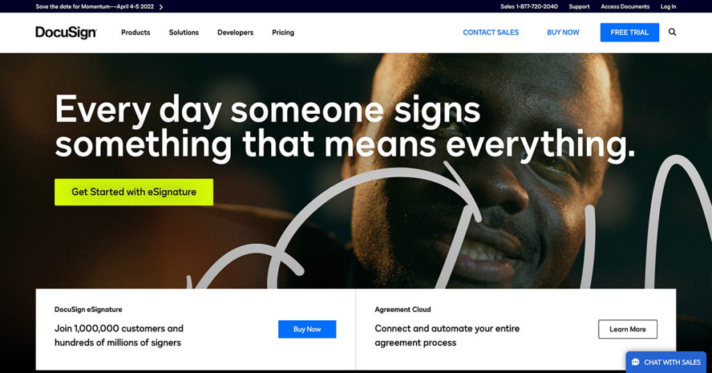 DocuSign - # 1 trong Đám mây Thỏa thuận và Chữ ký Điện tử