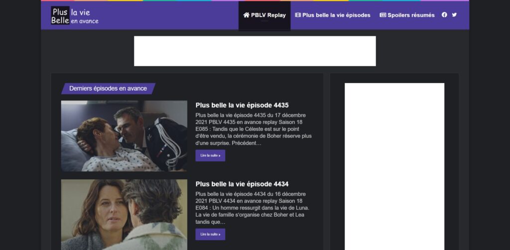 Timetoreplay - Plus belle la vie en avant PBLV Blog pblvreplay time to replay streaming PBLV and episodes in advance
