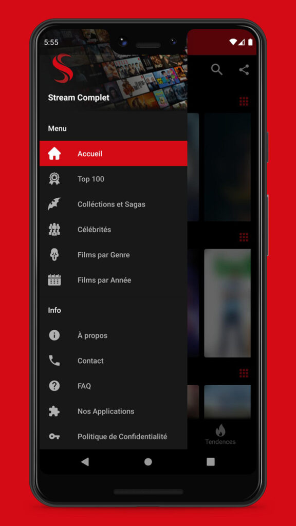 Application stream complet apk