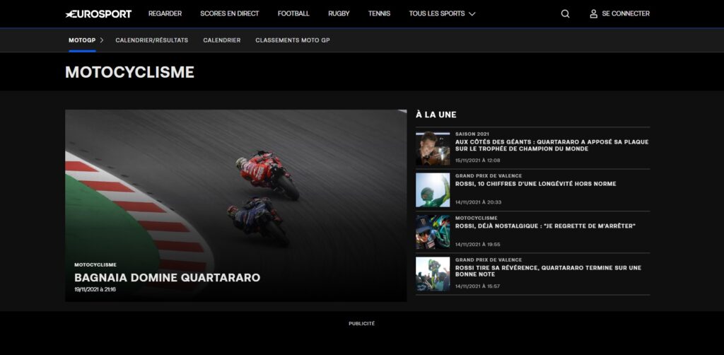 moto gp mwachindunji - eurosport