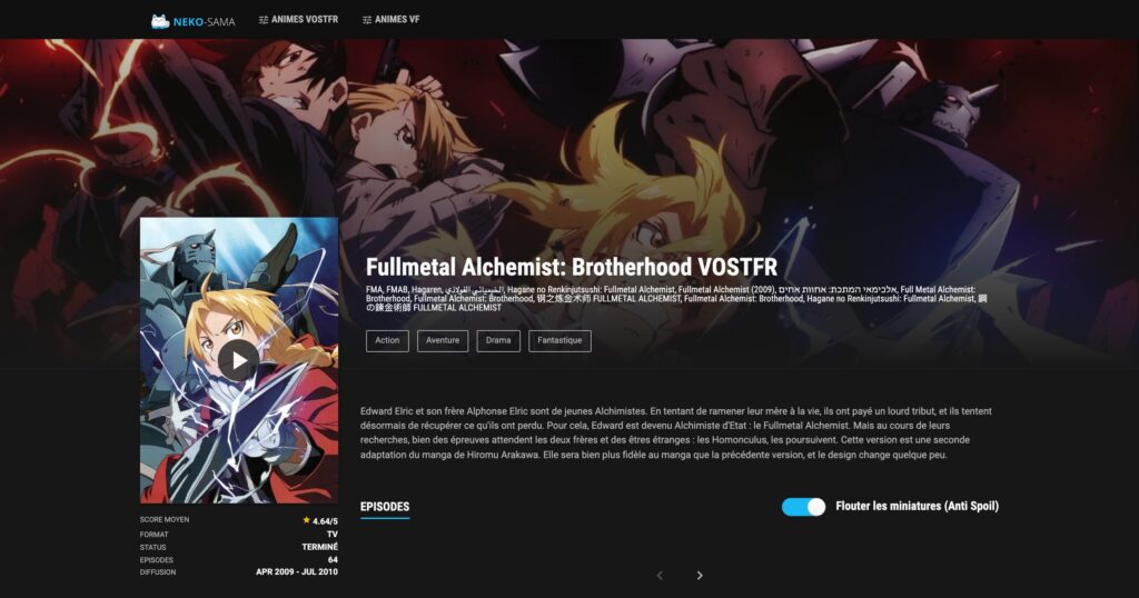 Hur fungerar Neko Sama? Se anime streaming vostfr