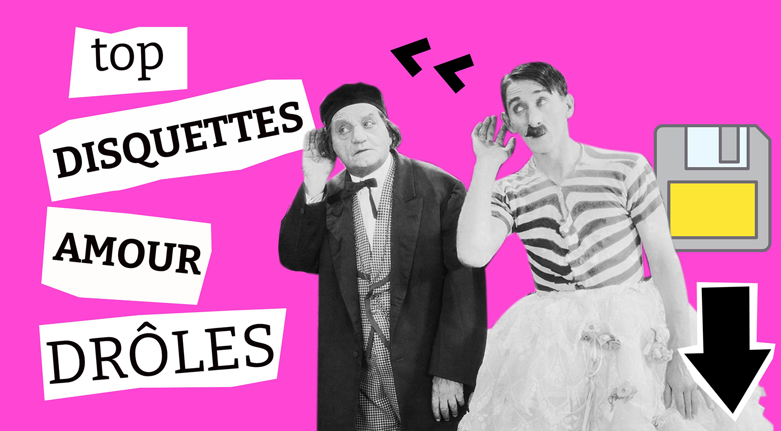 Top meilleures disquettes Amour, originales et drôles