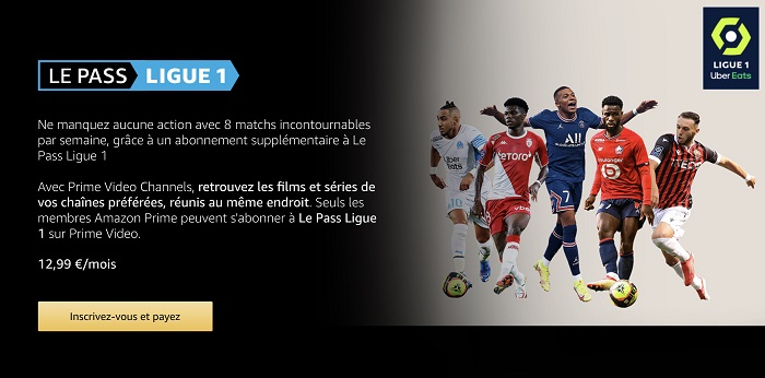 Amazon Prime Video Ligue 1 