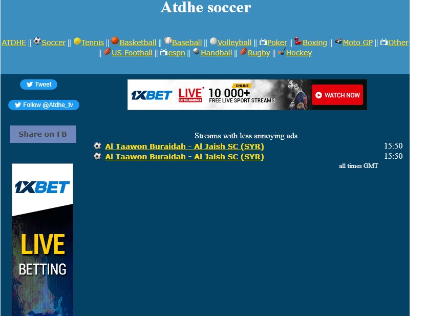 Atdhe live streaming discount football