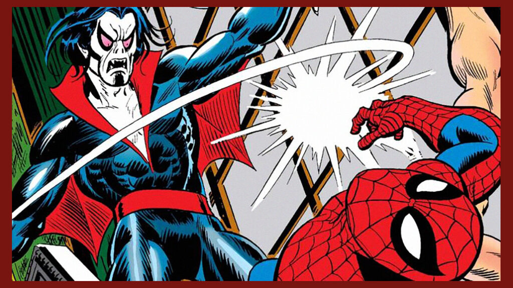 Mettant en vedette dans une série de bandes dessinées intitulée Vampire Tales en 1973, Morbius a continué à jouer des rôles clés dans d’autres bandes dessinées, y compris l’anthologie Adventure into Fear. Ce n’est qu’en 1992 qu’il a reçu une série indépendante, qui a été lancée dans le cadre d’une série croisée appelée «Rise of the Midnight Sons».