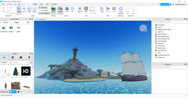 develop games on RobloxStudio for free