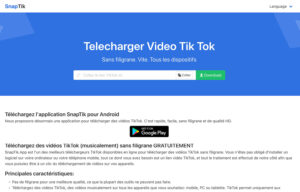 Tiktok downloader - Download tiktok video without watermark - SnapTik