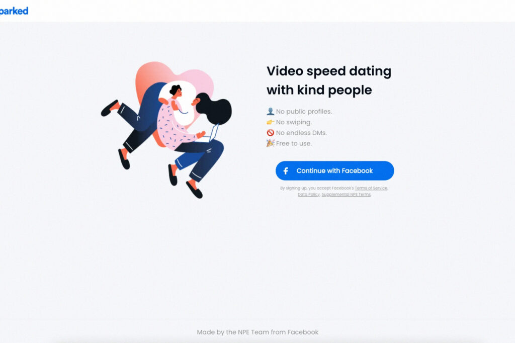 Facebook Sparked — New speed dating app