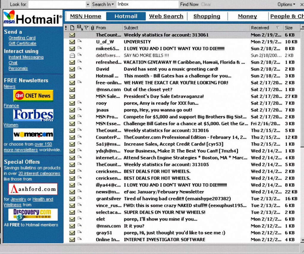 MSN messenger Hotmail