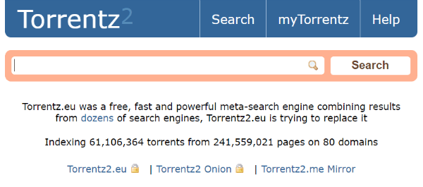 site torrentz2 Téléchargement torrents