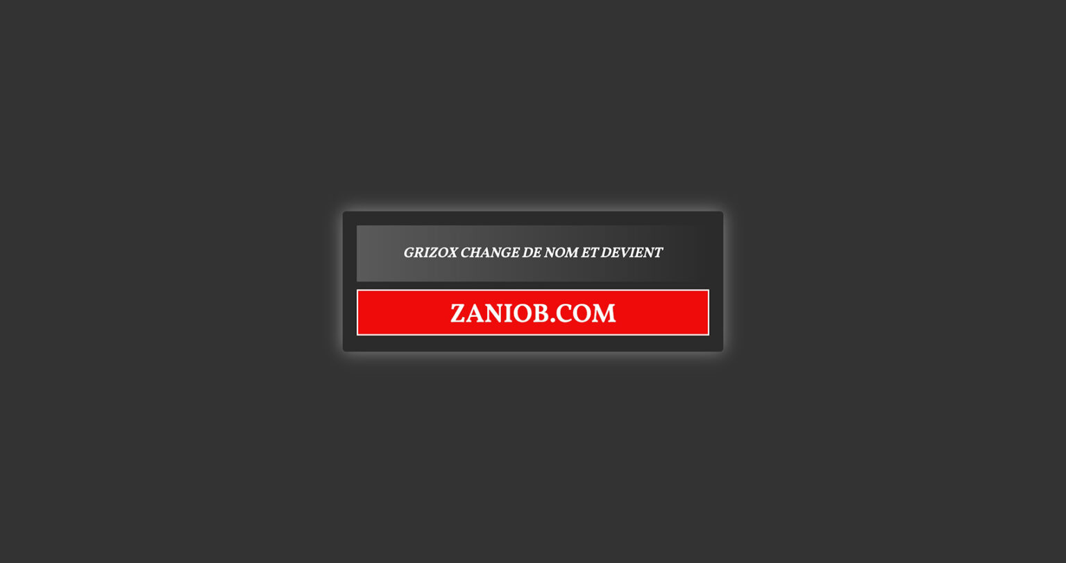 Streaming Le Site Grizox Change De Nom Et Devient Zaniob Reviews
