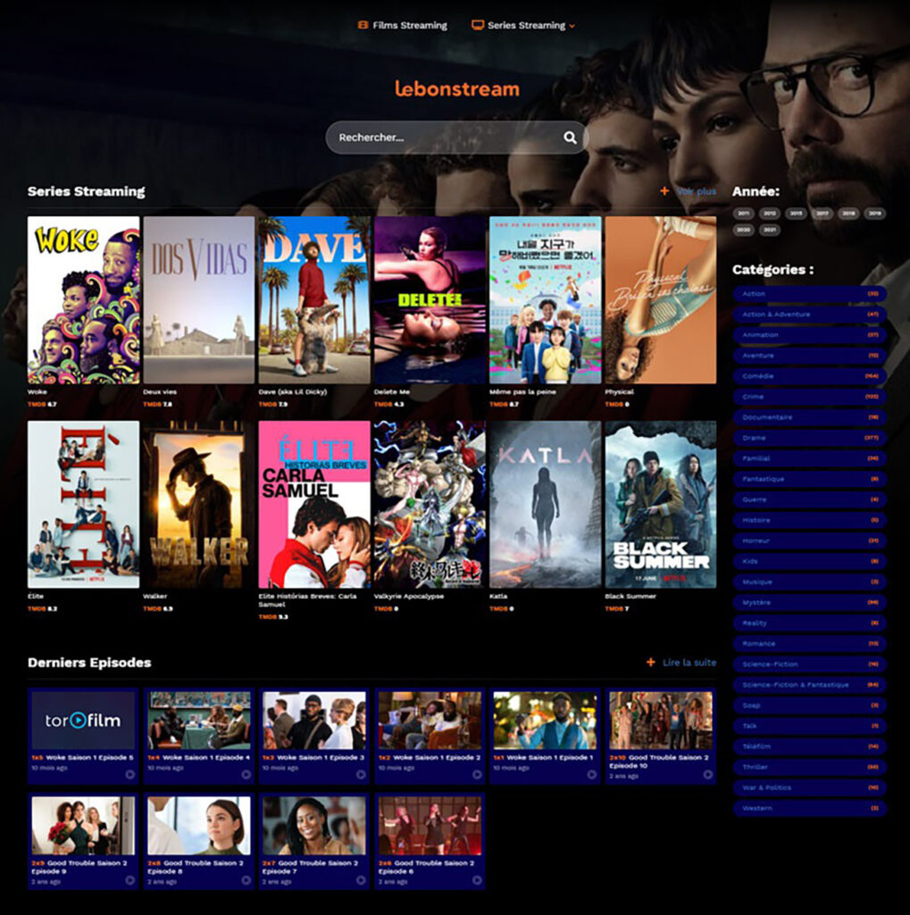 LEBONSTREAM est un site de streaming de films entièrement gratuit qui vous permettra de mater vos contenus favoris en illimité.