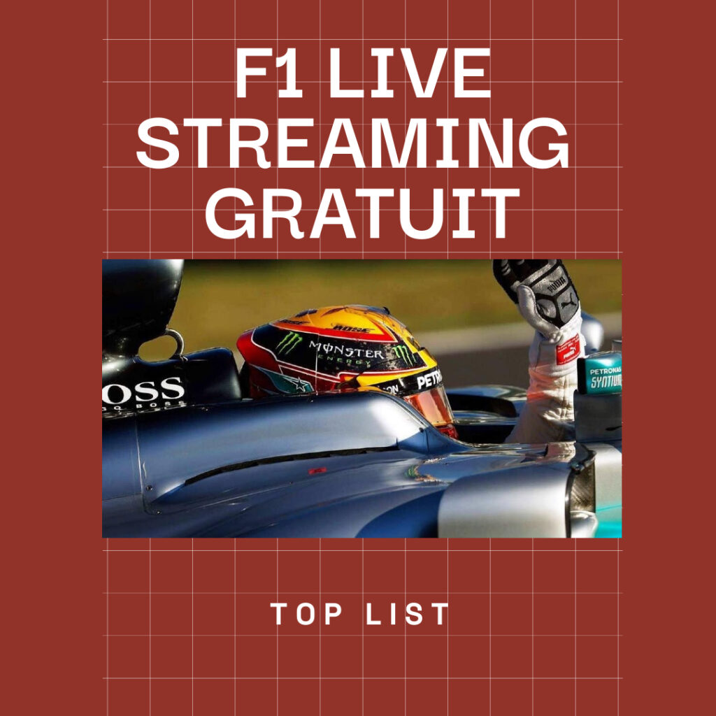Streaming F1 gratuits et sans inscription - regarder les grands prix de F1 en streaming gratuit