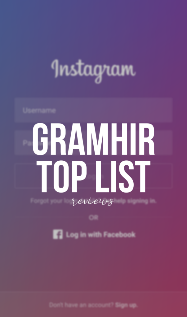 Meilleurs sites pour regarder Instagram sans compte comme Gramhir