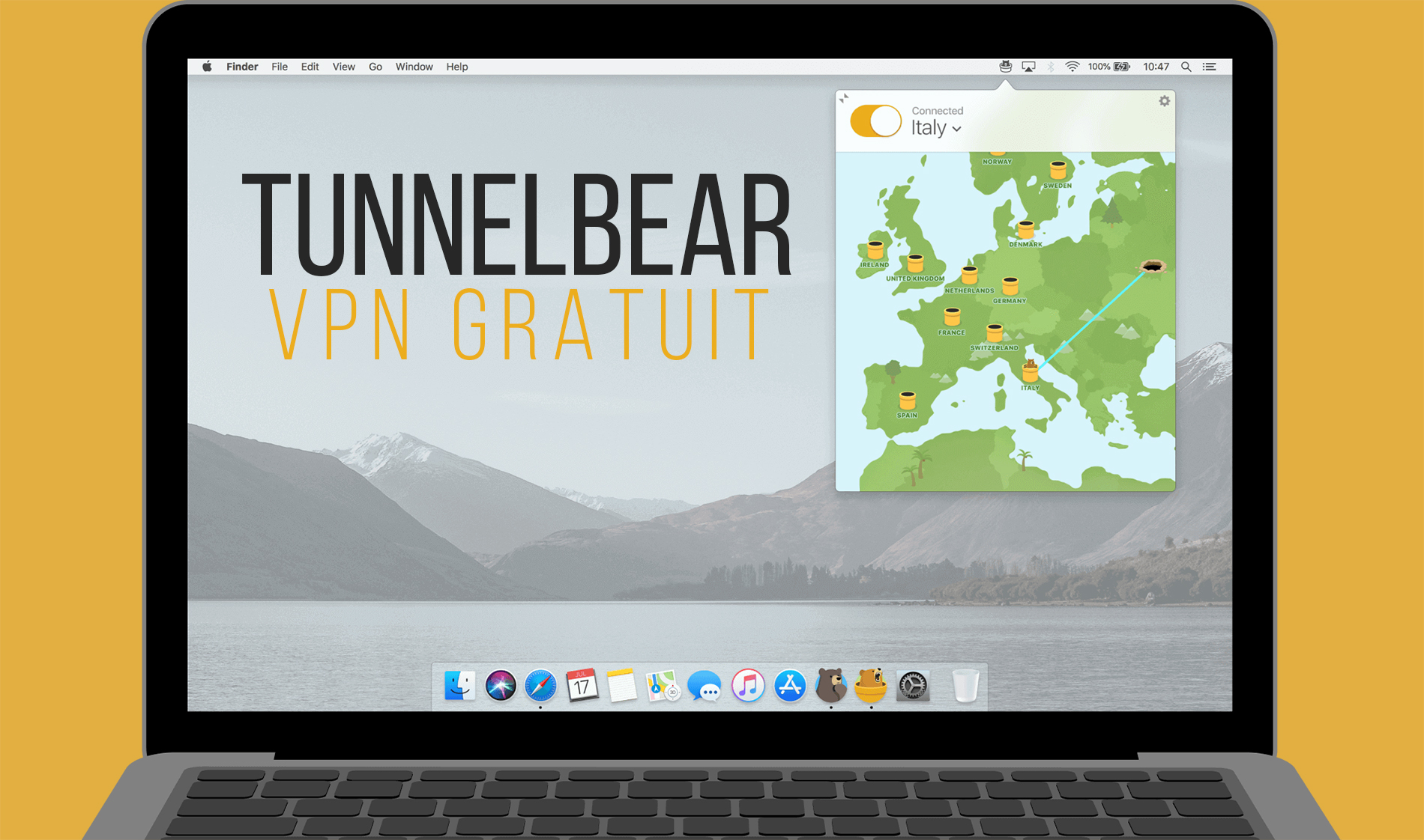 TunnelBear: unha VPN gratuíta e áxil pero limitada
