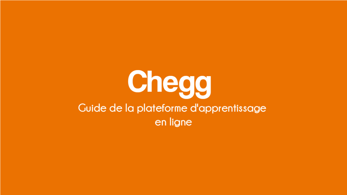 Chegg The multifunctional platform for students
