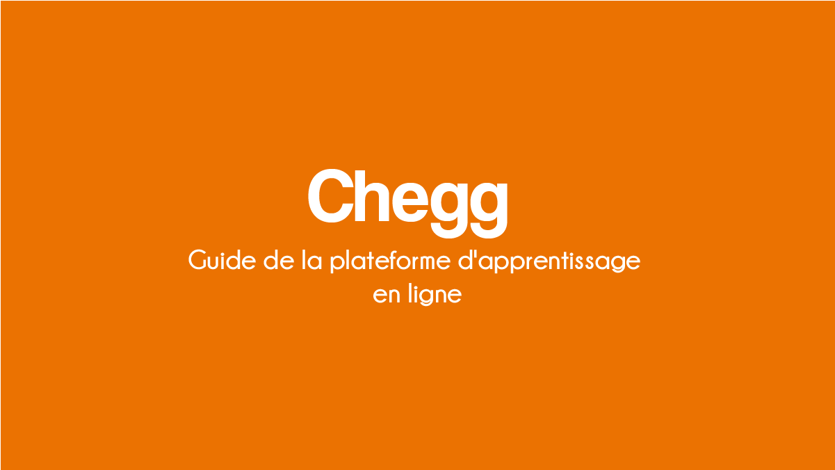 Chegg La plataforma multifuncional para estudiantes