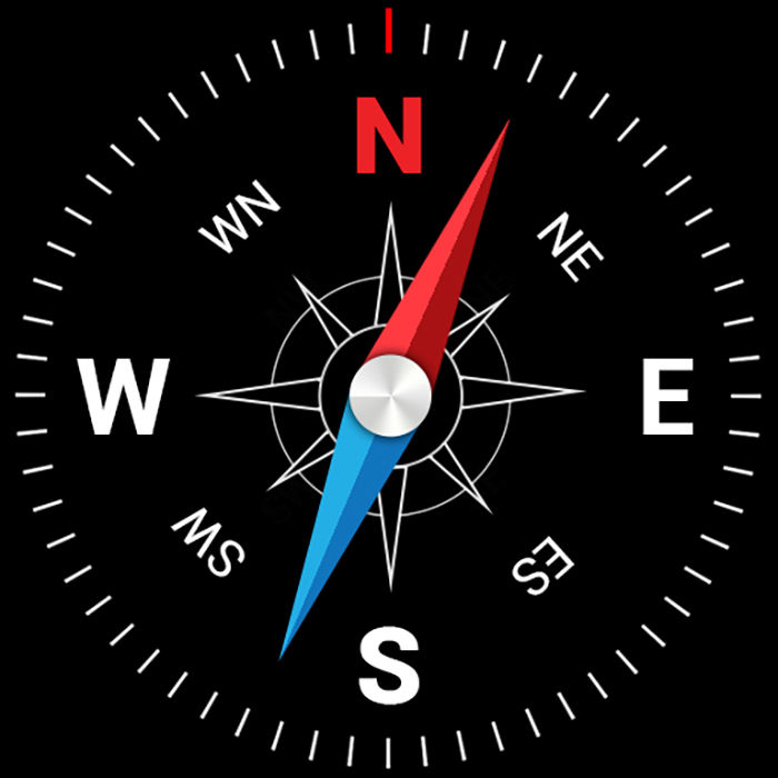 I made online compass that works directly in your browser, without any  downloads or permissions required. : r/InternetIsBeautiful