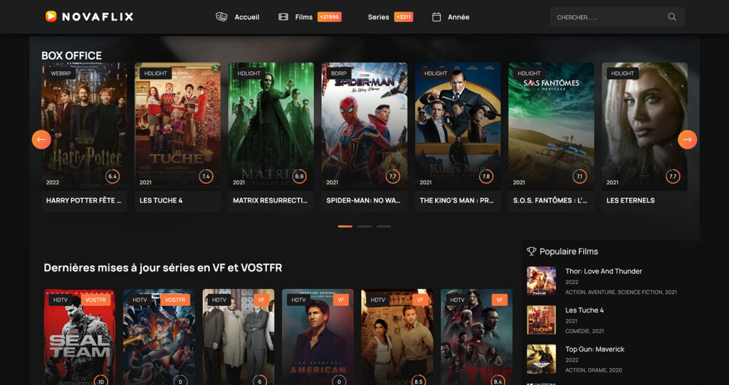 Novaflix - Gledajte sve svoje serije i filmove u streaming vf
