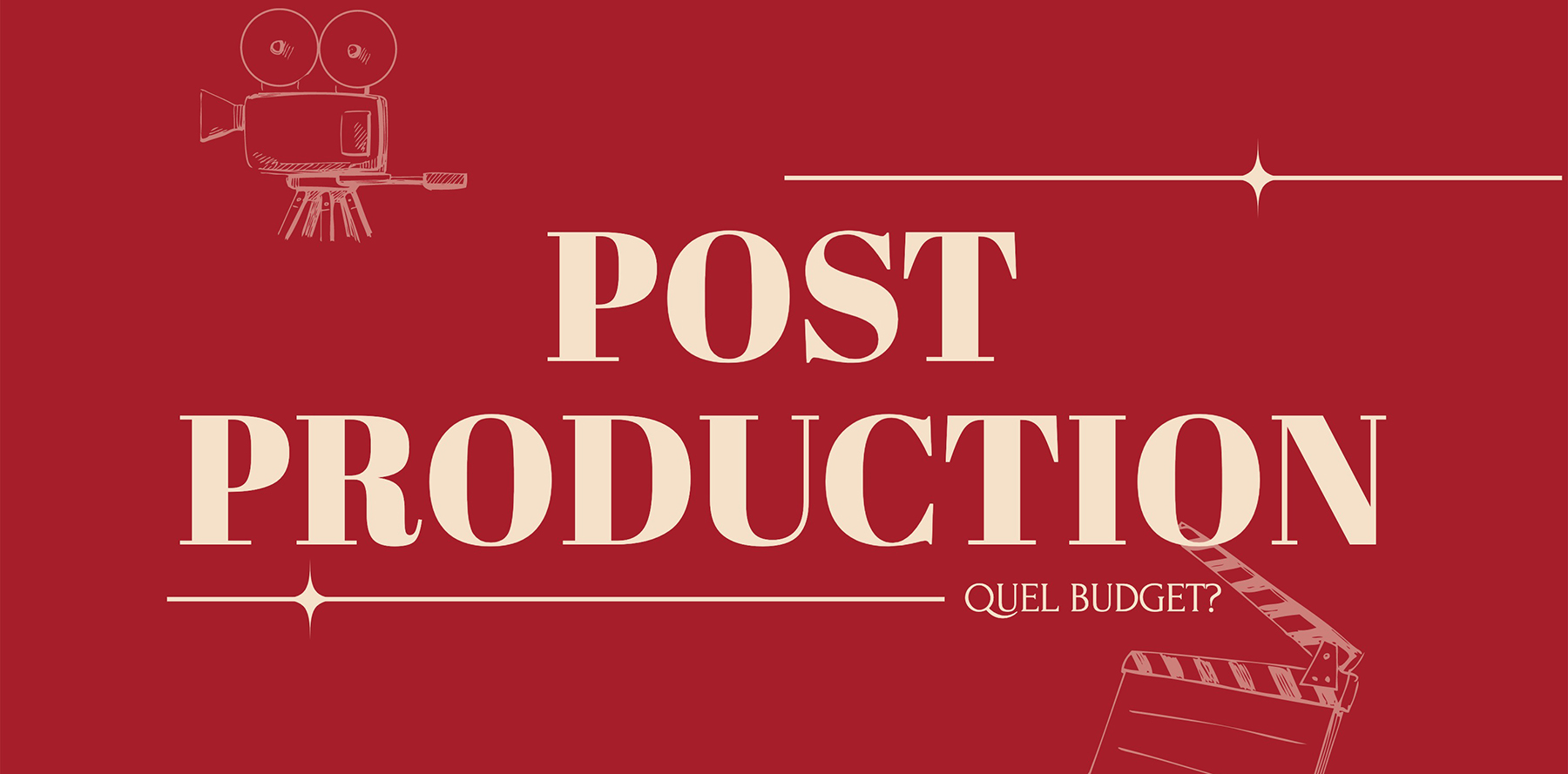 Budgets films : Quel pourcentage consacré à la post-production ?