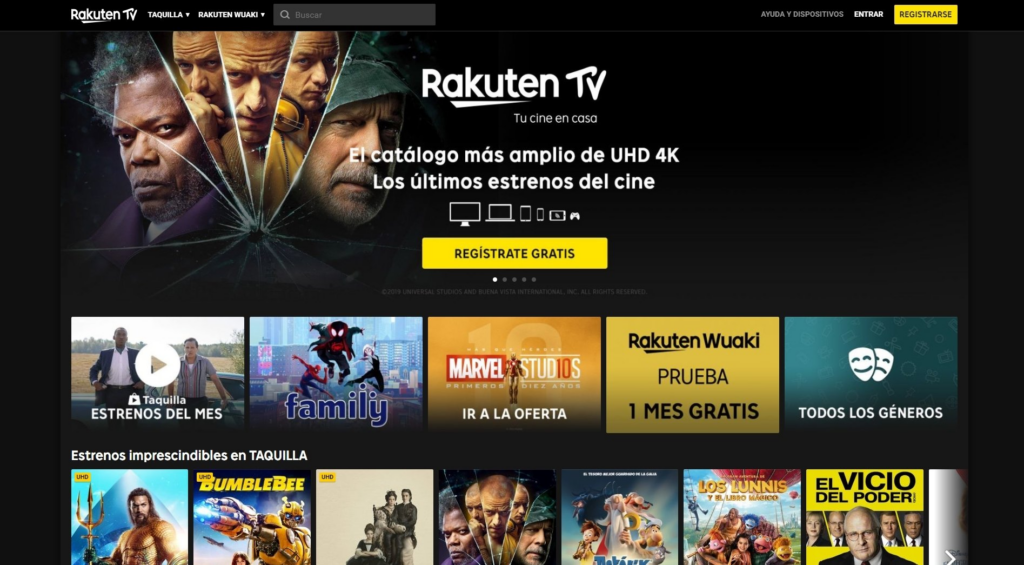 Avis Rakuten TV : un service de streaming fiable