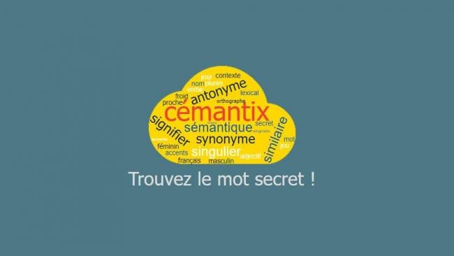 Cemantix: Pronađite tajnu riječ